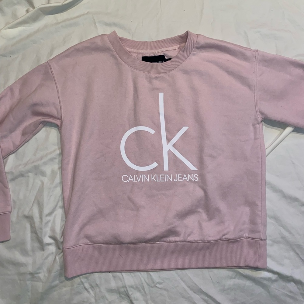 Calvin Klein Crew Neck Sweatshirt, Size: Medium